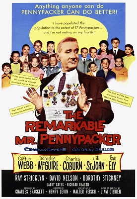 دانلود دوبله فارسی فیلم The Remarkable Mr. Pennypacker 1959
